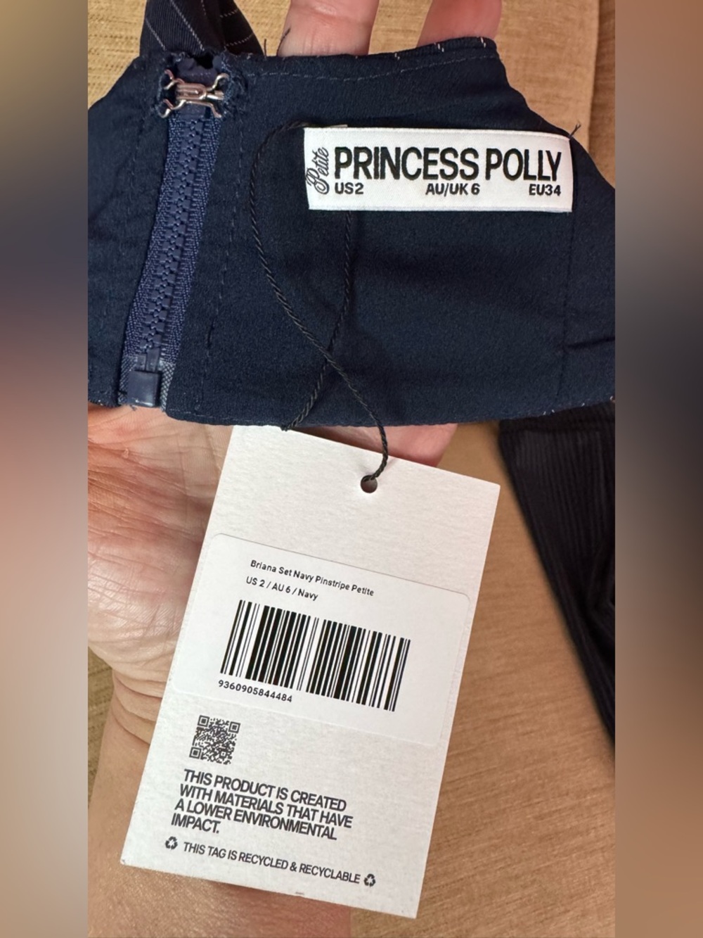 NWT Princess Polly Briana Pinstripe Pant Set - Picture 14 of 14